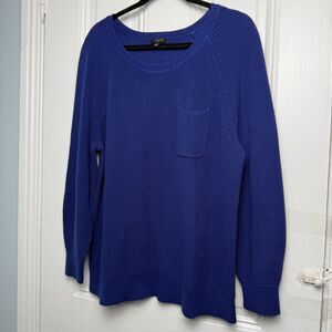 Talbots Royal Blue Crew Neck Sweater